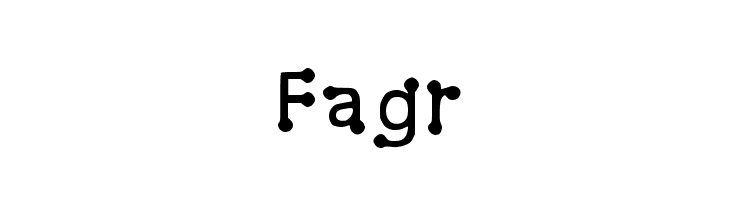 Fagr Font