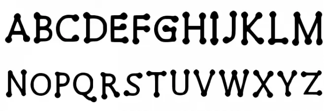 Fagr フォント 大文字