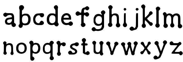 Fagr Font LOWERCASE