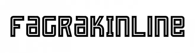 Fagrak Inline  font caratteri gratis