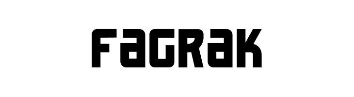 Fagrak  Free Fonts Download