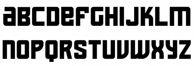 Fagrak Font LOWERCASE