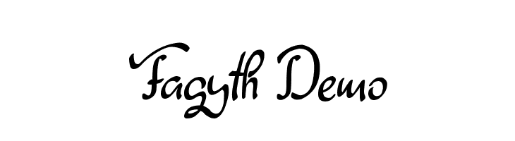 Fagyth Demo Font