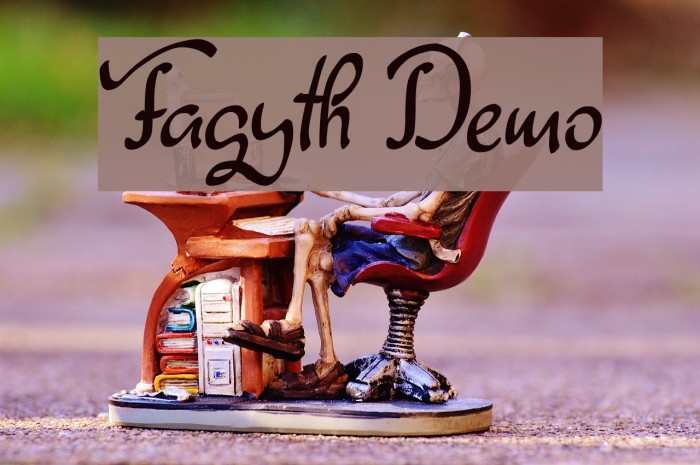 Fagyth Demo Font examples