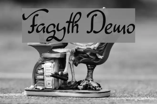 Fagyth Demo Font examples