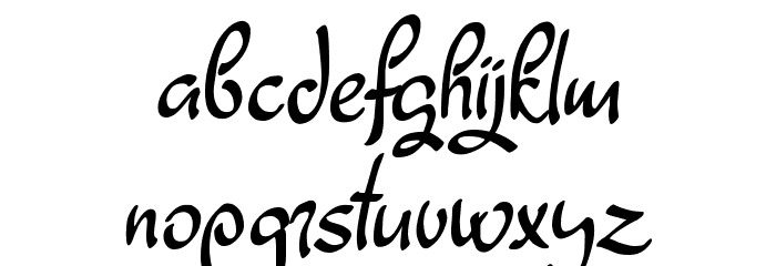 Fagyth Demo Font LOWERCASE