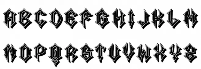 Fahida Regular Font Litere mari