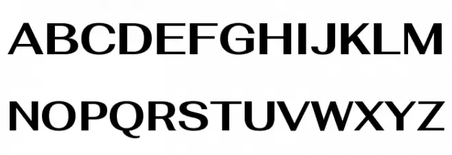 Fahkwang Bold 字体 大写