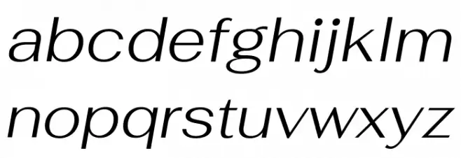 Fahkwang Light Italic Fuentes MINÚSCULAS