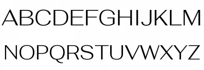 Fahkwang Light Schriftart Groß
