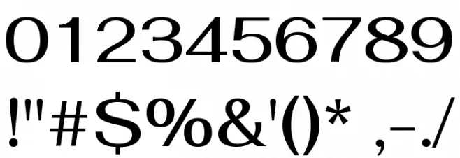 Fahkwang Medium Font OTHER CHARS