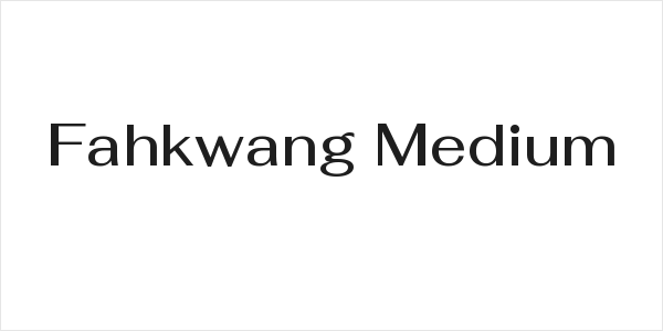 Fahkwang Medium Logo