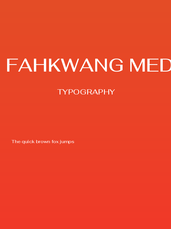 Fahkwang Medium Poster