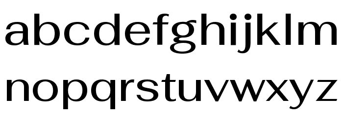 Fahkwang Medium Font LOWERCASE