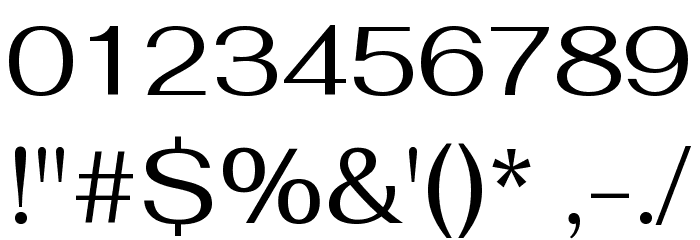 Fahkwang Regular Font OTHER CHARS