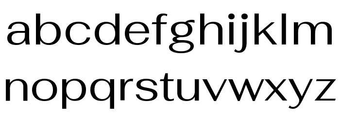 Fahkwang Regular Font LOWERCASE