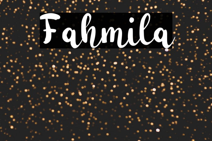 Fahmila Example 2
