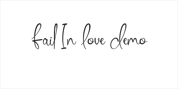 Fail In Love Demo Logo