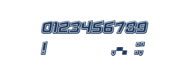 Failed 3d Filled Italic Other Characters