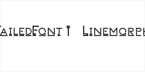 FailedFont 1   Linemorph Logo