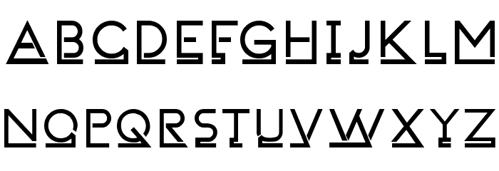FailedFont 1 Linemorph Font LOWERCASE