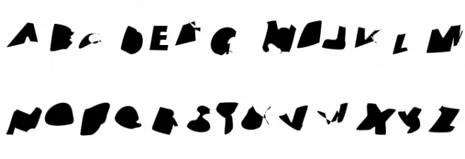 Failure Oblique Schriftart Groß