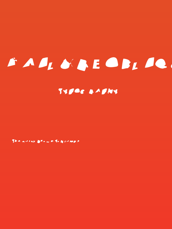 Failure Oblique Poster