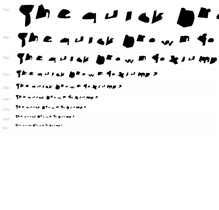 Failure Oblique Waterfall