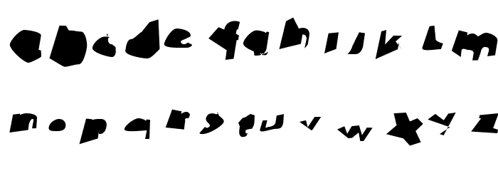 Failure Oblique Font LOWERCASE