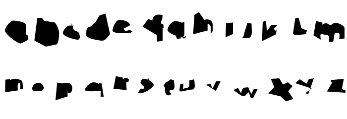 Failure Font LOWERCASE