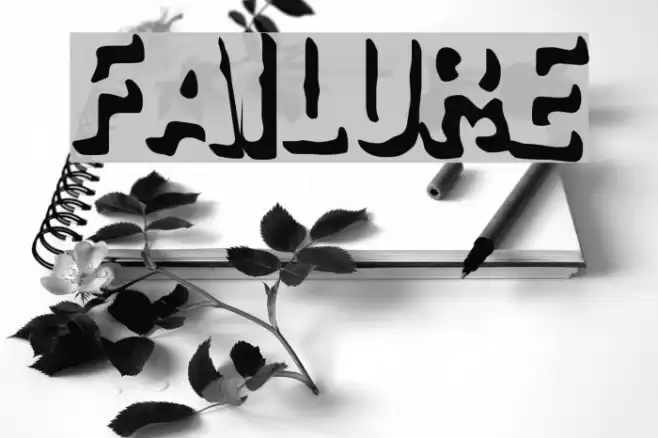 Failure Font examples