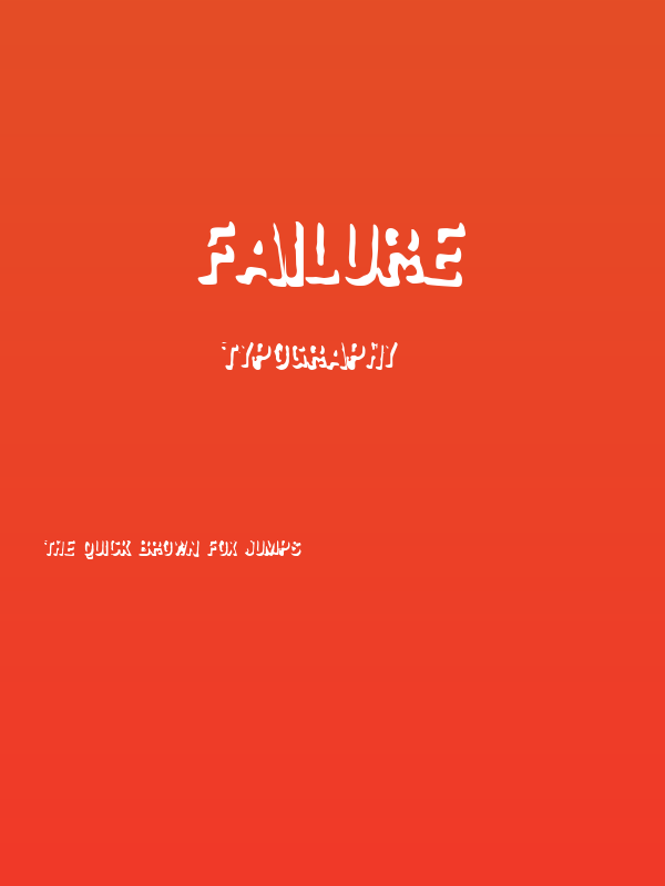 Failure Poster