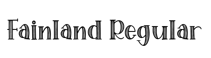 Fainland Regular  Frei Schriftart Herunterladen