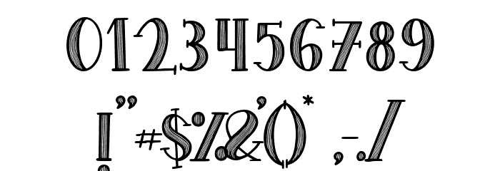 Fainland Regular Font OTHER CHARS