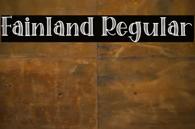 Fainland Regular Example 1