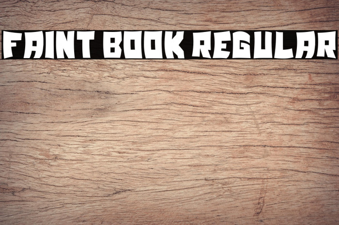 Faint Book Regular Example 1