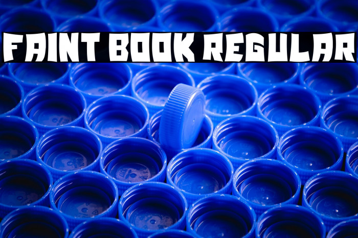 Faint Book Regular Example 2