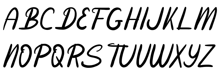 Fair Enough Demo Font UPPERCASE