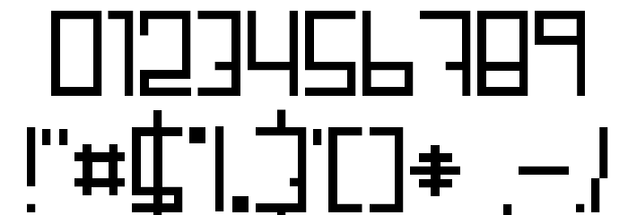 Fair N Square Font OTHER CHARS