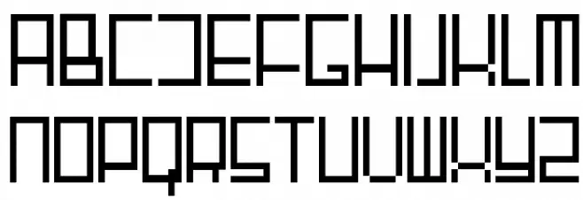 Fair N Square 字体 小写