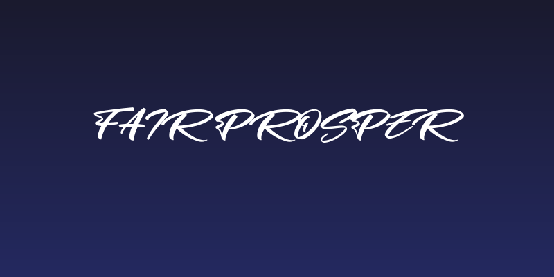 Fair Prosper Social Header