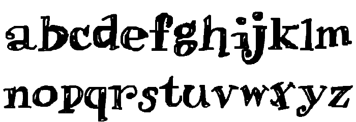 Fair view Font LOWERCASE