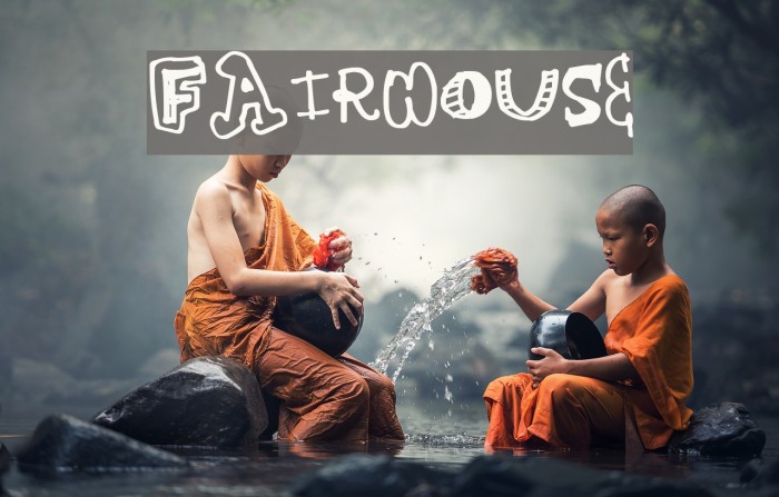 FairHouse Font examples