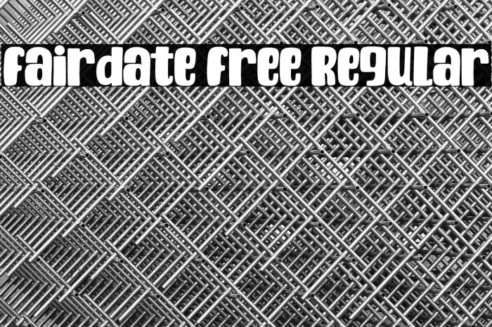 Fairdate Free Regular Example 3