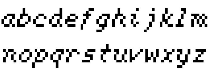 Fairfax Italic Font LOWERCASE