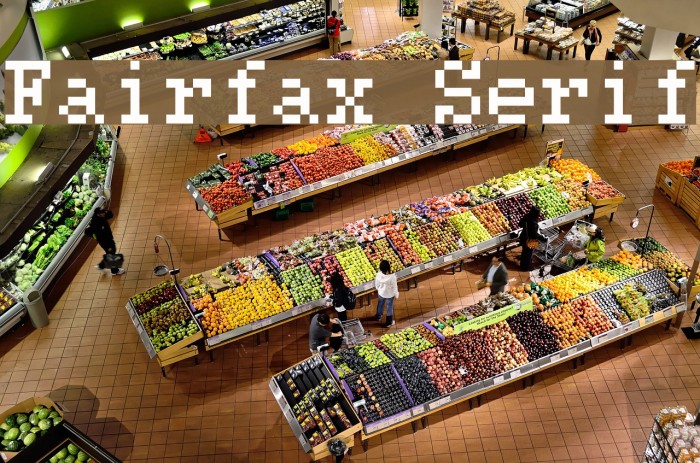 Fairfax Serif Font examples