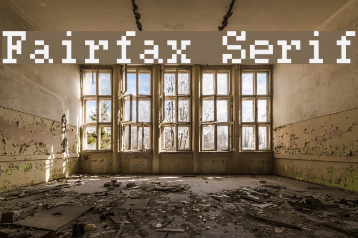 Fairfax Serif Font examples