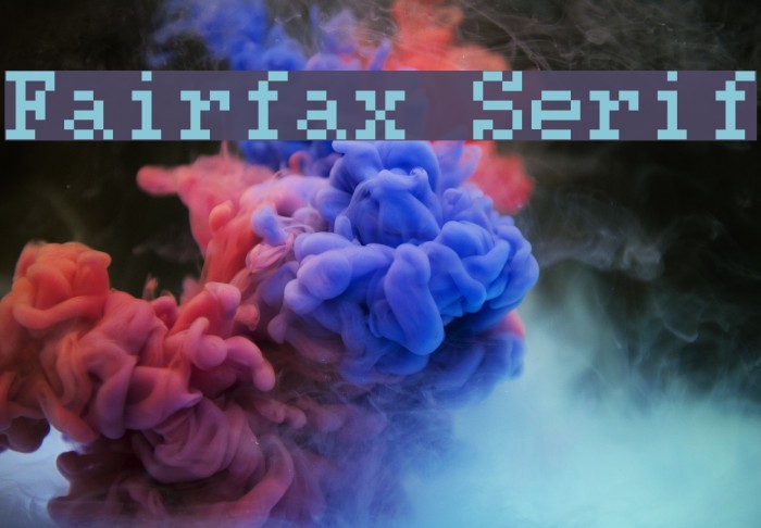 Fairfax Serif Font examples
