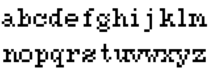 Fairfax Serif Font LOWERCASE