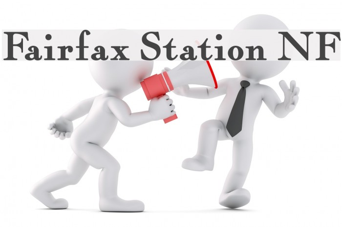 Fairfax Station NF Font examples